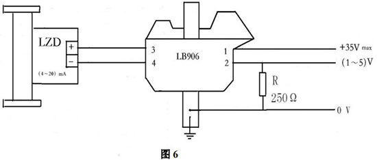 數(shù)顯金屬管浮子流量計(jì)本安防爆型接線圖